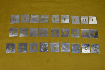 Stampcraft, Sheffield Buchstaben/Zahlen Schablonen Set