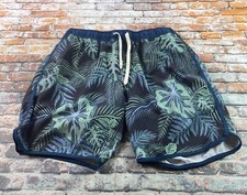 Fair Harbor Board Shorts Adult Large Floral Lined Beach Swimwear Trunks Mens