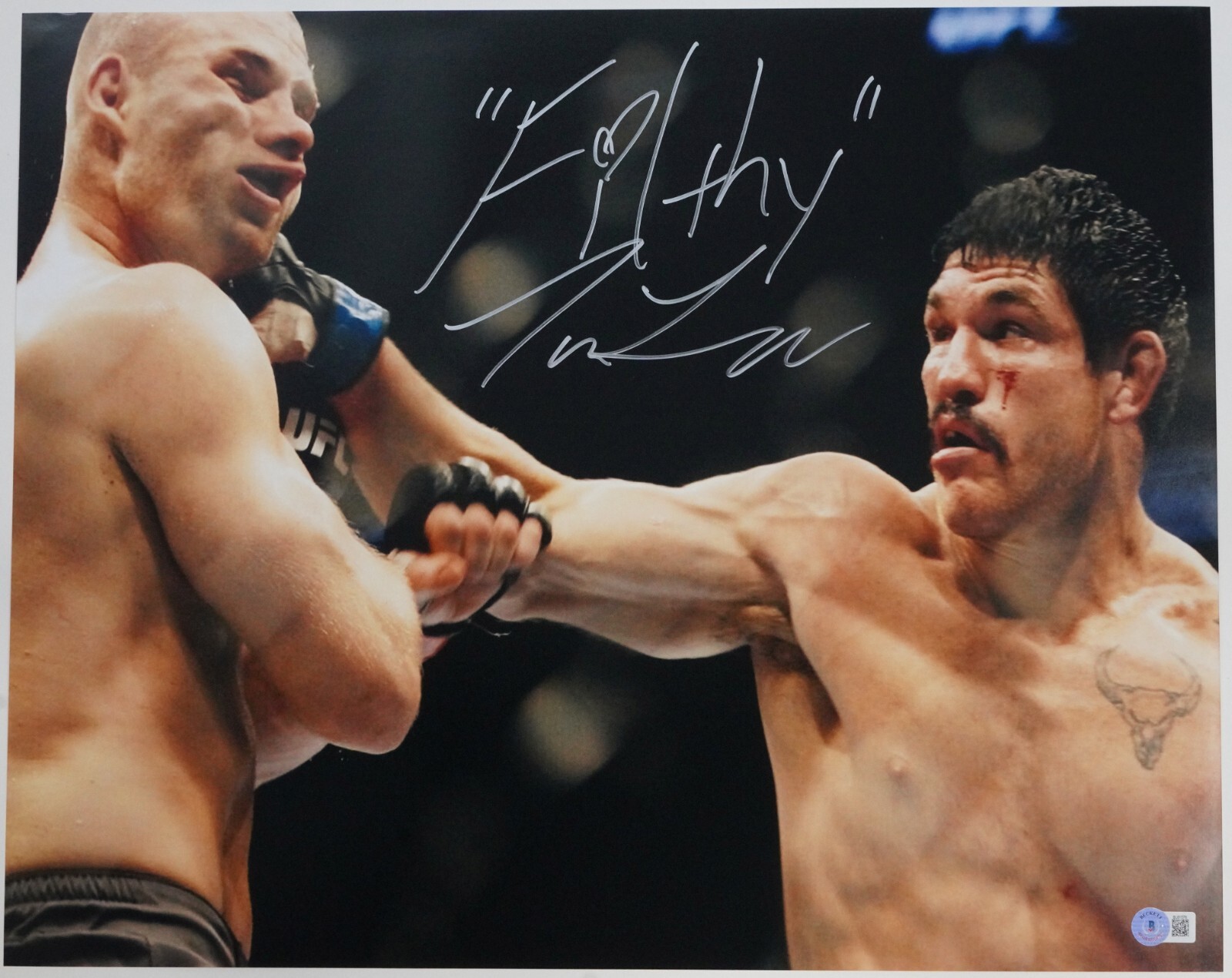 Tom Lawlor Autographed Signed UCF Knights 16x20 Photo BAS COA UFC MLW New Japan Pro Wrestling Auto'd 576 