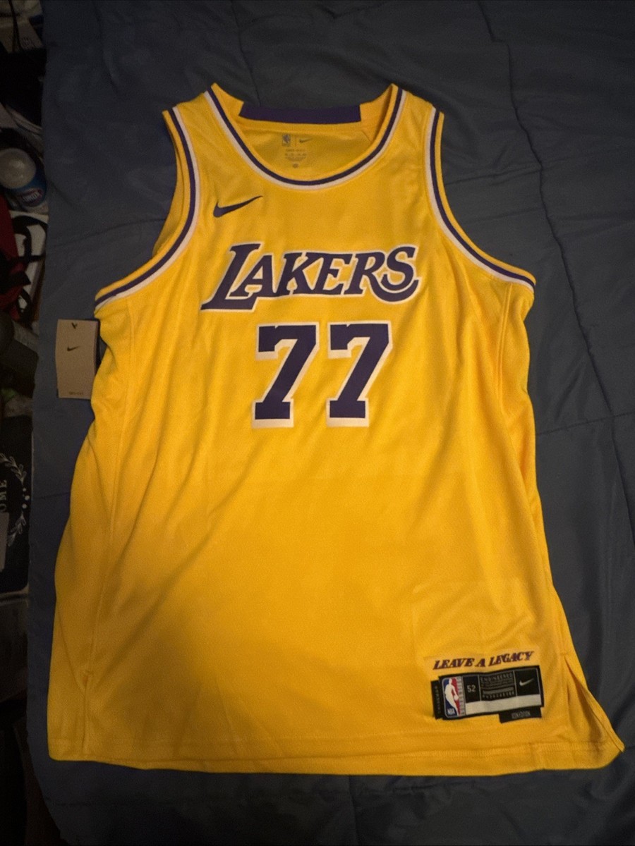 Luka Doncic #77 Los Angeles Lakers Men's Basketball Jersey XL | eBay