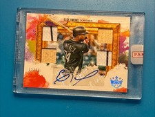 Eloy Jimenez 2020 Diamond Kings Quad Auto Relic 12/25 White Sox