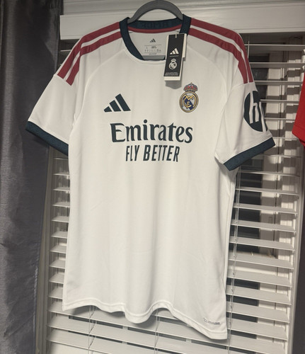 adidas Real Madrid Vinicius Jr #7Men's Soccer Jersey Size L White