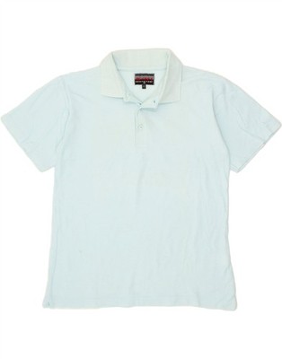 MC KEE'S Mens Polo Shirt Medium Blue Cotton IB06