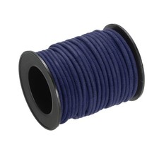 10.94 Yards 3mm Dia Suede Cord Leather String for DIY Crafts, Dark Blue 1 Roll