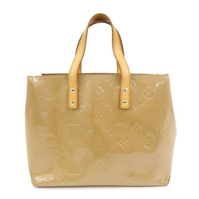 Louis Vuitton Monogram Vernis Reade PM Leather Hand Bag Noisette M91334 Used F/S