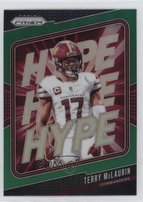 2024 Panini Prizm Hype Green Prizm Terry McLaurin #12 2l4