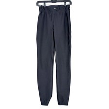 Obermeyer Snow Black Nylon Lycra Activewear Jogger Pants Size 10