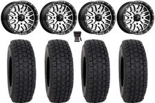 MSA Brute 15" Wheels Machined 33" RX600 Tires Kawasaki TeryxMule