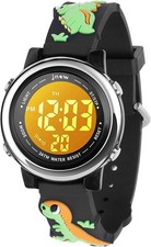 Kids Watch 3D Cartoon Toddler Wrist Digital Waterproof 7 Color Lights...