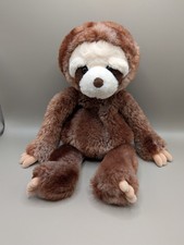 Mary Meyer Plush Sloth Toy 3 Toed Brown Stuffed Animal Soft Floppy Pet 15