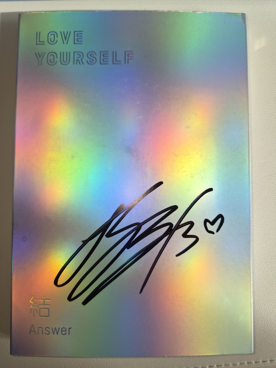 BTS JUNGKOOK LOVE YOURSELF ANSWER Autographed Signed Album Rare | eBay