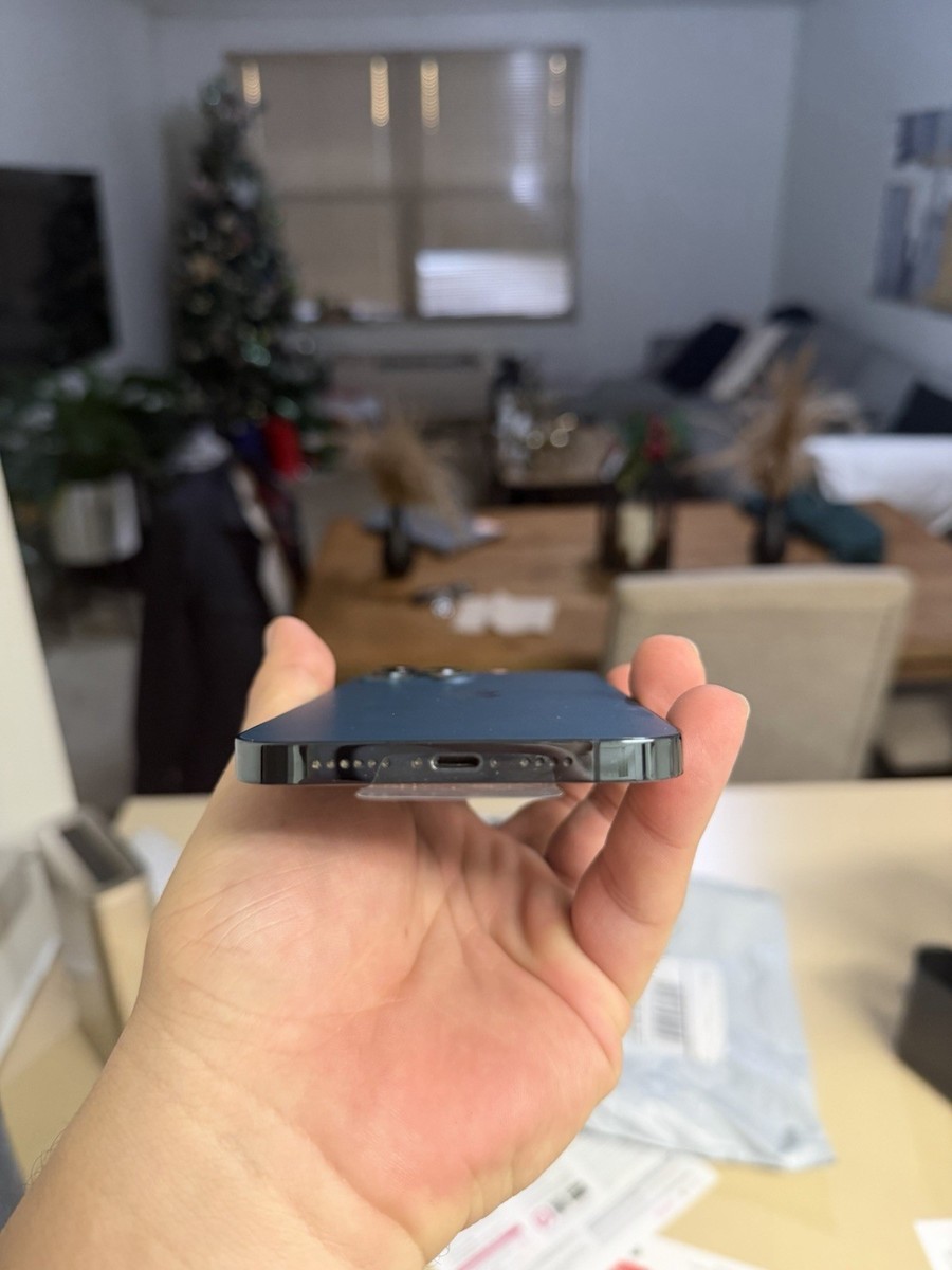 【グエンホアンさま専用】iPhone 12 Pro Max 128GB Apple iPhone 12 Pro Max - 128 GB - Pacific Blue (T-Mobile) for