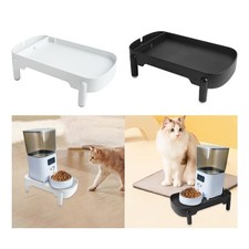Cat Feeder Stand Elevated Holder for Automatic Feeders Simple Design Nonslip