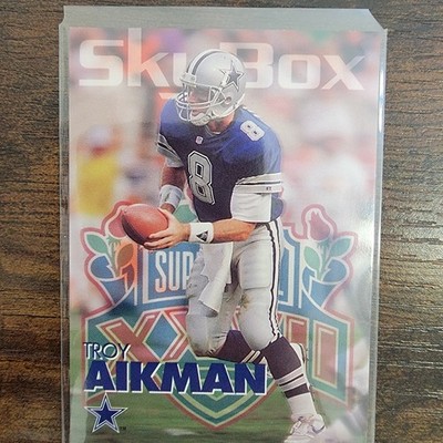 1993 SkyBox Super Bowl Troy Aikman #66 Dallas Cowboys HOF