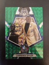 Lawrence Taylor 2023 Panini Mosaic Hall of Fame #275 Green Mosaic Prizm NYGiants