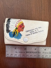vintage leather key holder case