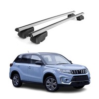 DachträGer GrundtäGer FüR Suzuki Vitara Mk4 2015-2026 75Kg Alu Silber 2 Tlg