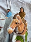 Vintage The Lone Ranger & Tonto Plastic Blow Mold Bookends Hong Kong Never Used — photo 7