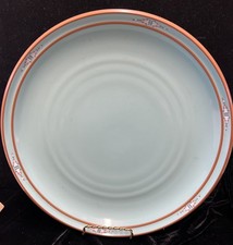 NORITAKE JAPAN BOULDER RIDGE TURQUOISE AZTEC SOUTHWEST 12" CHOP PLATE EUC