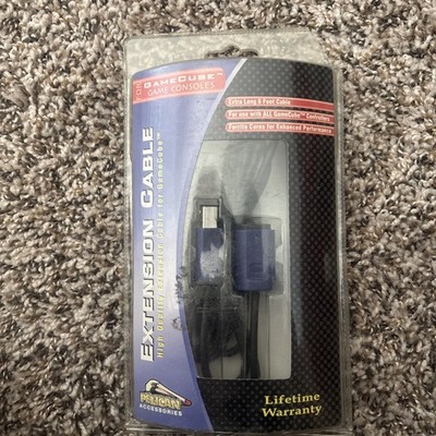 Vtg Nintendo Gamecube 6ft Game Controller Extension Cable by Pelican  SEALED NEW
