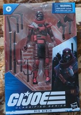Hasbro GI Joe Classified series 6 inch Red Ninja Action Figure  8