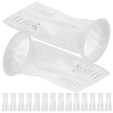 20 Pcs Travel Supplies Disposable Plastic Sick Bags Vomit Bags White