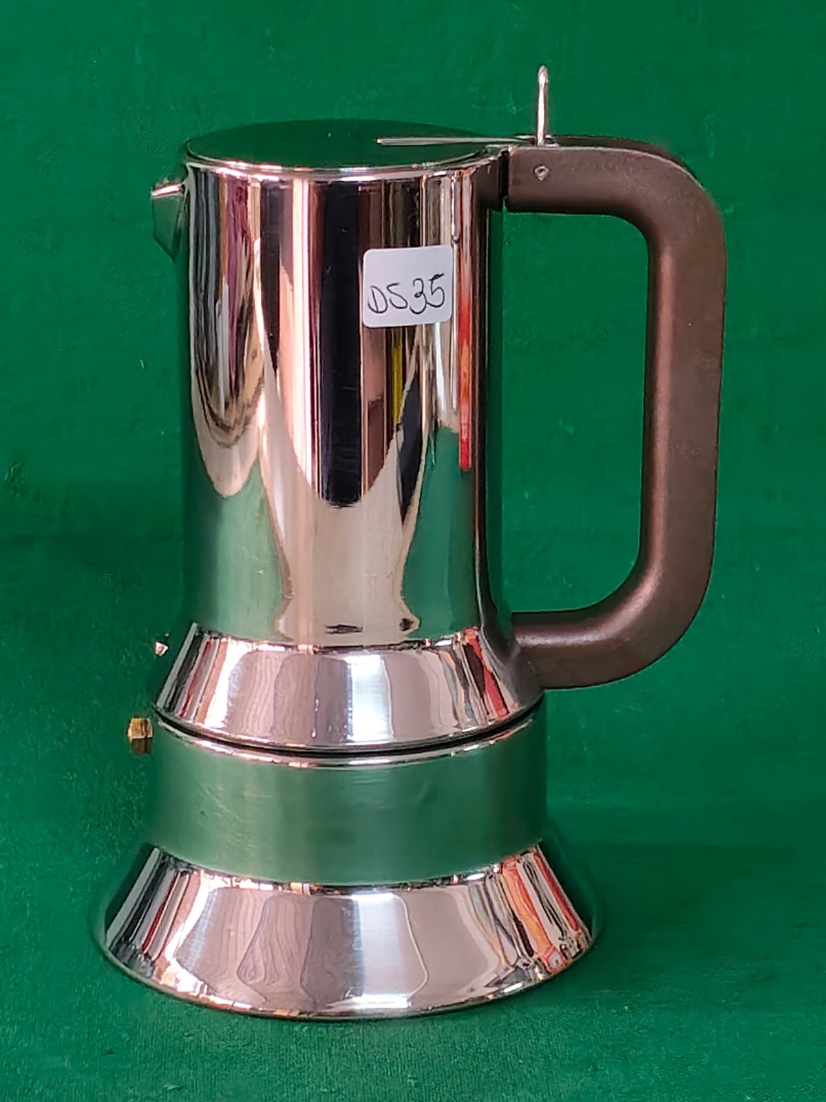 CAFFETTIERA ALESSI 9090/6 TAZZE INOX 18/10 DESIGN RICHARD SAPPER VINTAGE. DS35