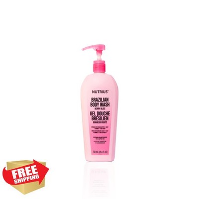 Nutrius Berry Bliss Body Wash Dry Skin Cupuacu Butter Acai 25.4oz