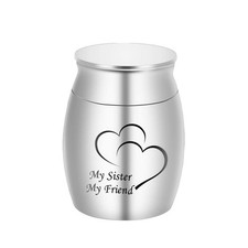 Small Keepsake Urns for Human Ashes Mini Cremation Non-engraving, My Sister