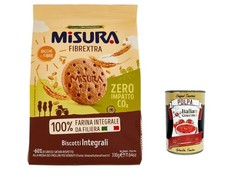 12x Misura Biscotti Integrali Fibrextra Vollkorn Kekse 330g+Polpa
