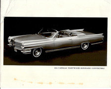 1964 Cadillac Fleetwood Eldorado Convertible Original Glossy Press Release Photo 1964 Cadillac Fleetwood Eldorado Convertible Original Glossy Press Release Photo