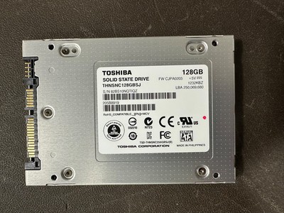 5 Toshiba 128GB, SATA 3, 2.5'' Internal Solid State Drives (THNSNC128GBSJ) 5 SSDs