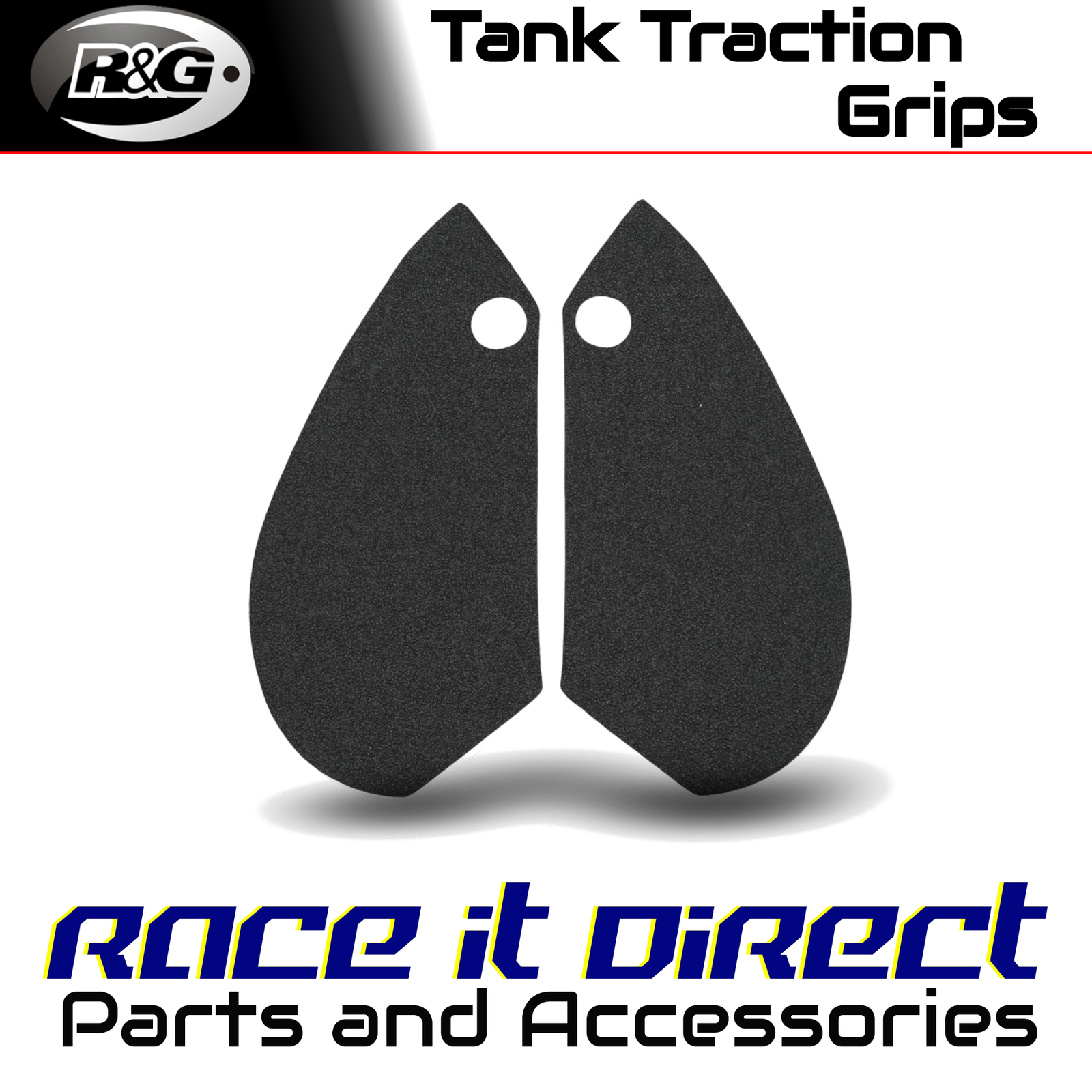 Tank Traction Grips for Aprilia Tuono 125 2017-2020 Clear R&G