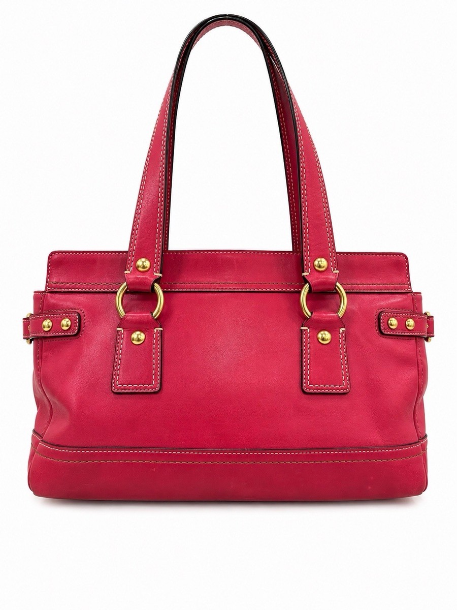 Vintage Coach 65th Anniversary Legacy Raspberry Double Turnlock | eBay