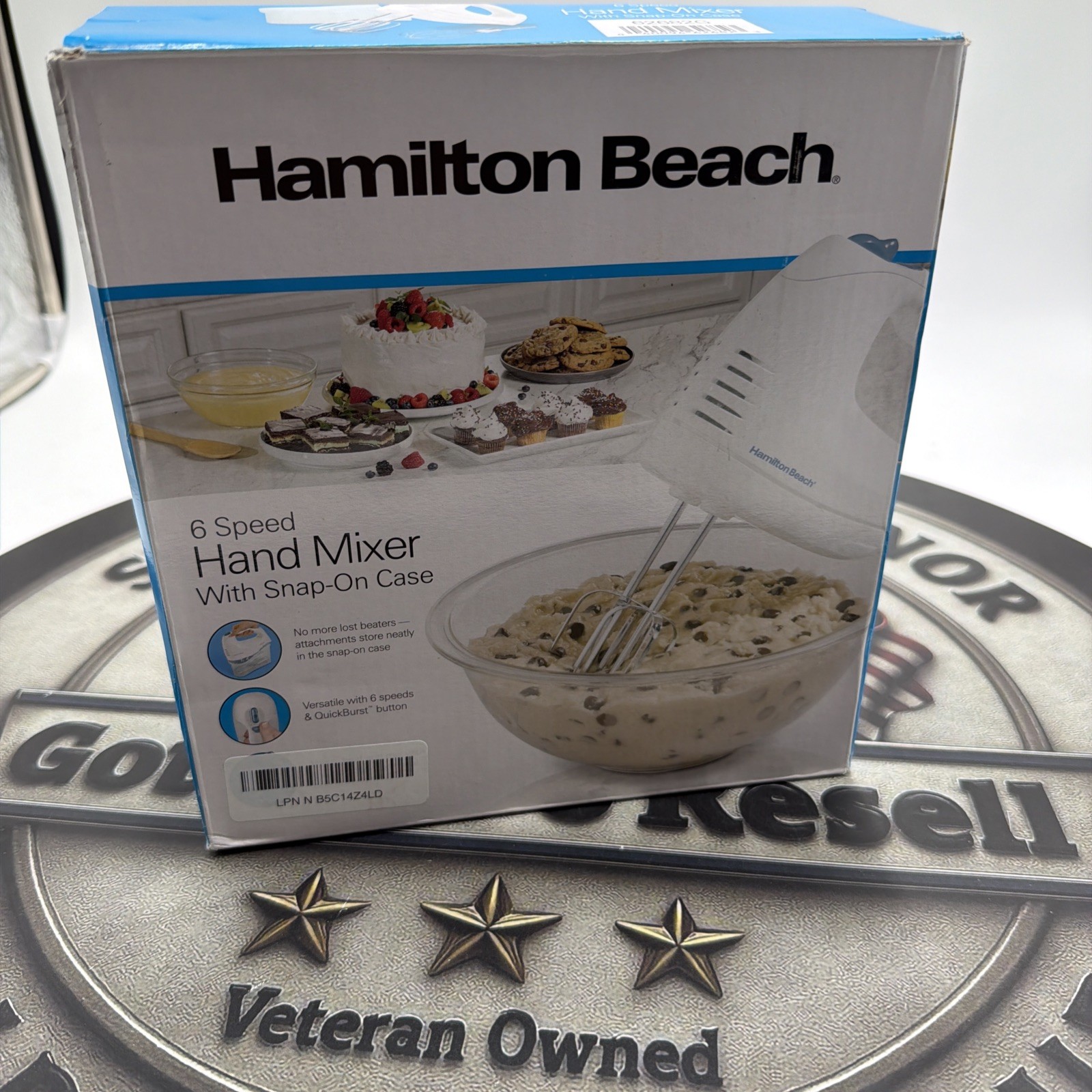 Hamilton Beach 6-Speed Electric Hand Mixer with Storage Case - White 62682G