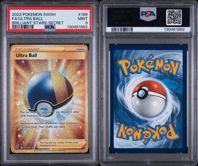Ultra Ball (Secret) 186/172 Swsh09: Brilliant Stars Holo for sale