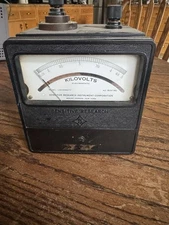 Sensitive Research University Kilovolts Electrostatic Meter Gauge Vintage