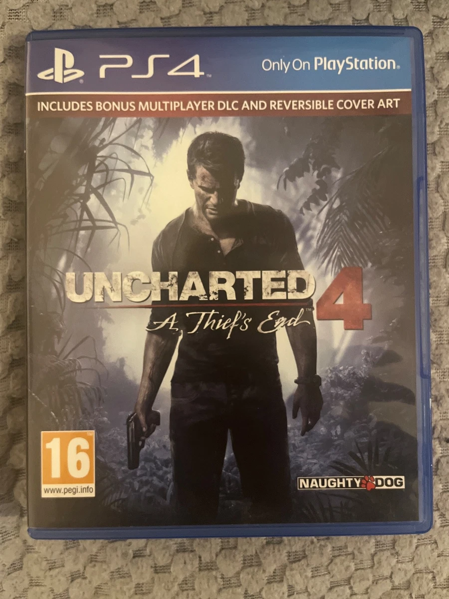 Uncharted 4: A Thief's End Sur PS4, Complet, Boîte UK, Bon état, PEGI 16