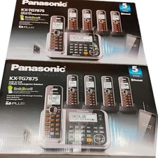 Panasonic Kx-tg 7875 Link To Cell Cellular Convergent Solution 6.0 Plus SET OF 2