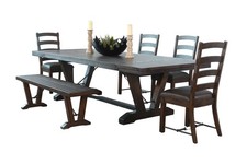 Sunny Designs Yellowstone Folding Leaf Extension Dining Set