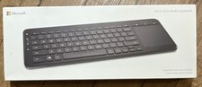 Microsoft All-in-One Media Keyboard Wireless USB Black Multi-Touch Trackpad