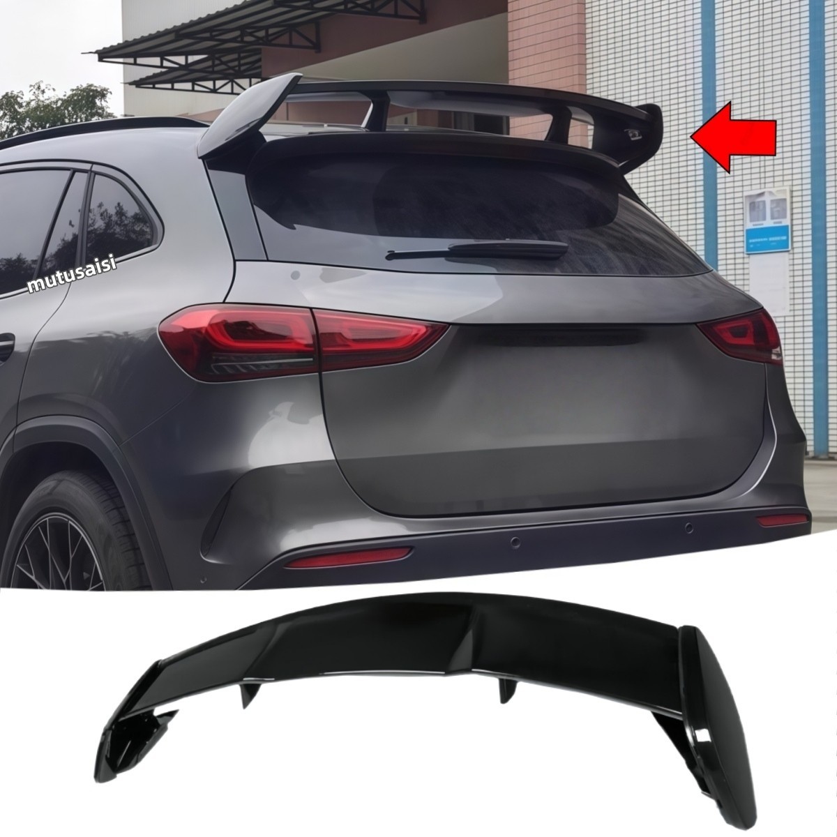 Spoiler de toit arrière Mercedes GLA H247 aileron coffre pour 180 200 220 250 35 45 AMG