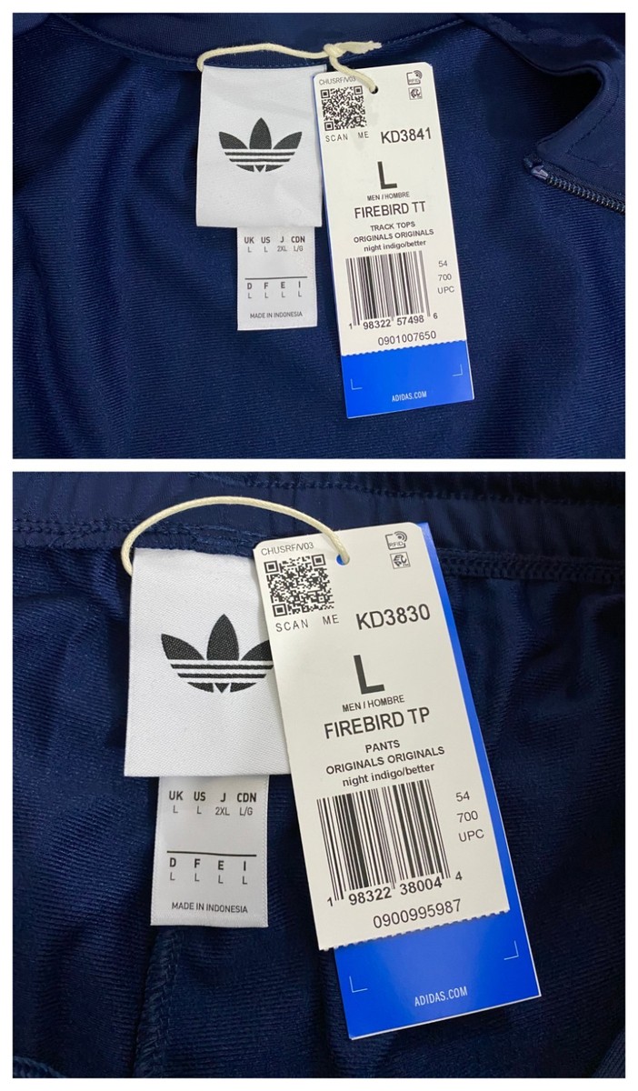 tag Adidas Originals Firebird Tracksuit Night Indigo Better Scarlet