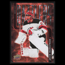 Jacob Markstrom #DZ-72 2025 Upper Deck Dazzlers Gold New Jersey Devils Hockey NM