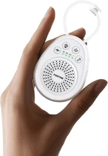 FOXFINE White Noise Machine - Portable Sound Machine with 30 Sleep Sounds, Recha