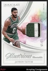 2024-25 Immaculate Illustrious International Jayson Tatum GAME-USED PATCH 12/15