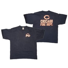 Chicago Fire Department Double Sided T-Shirt - XL - FREE SHIPPING
