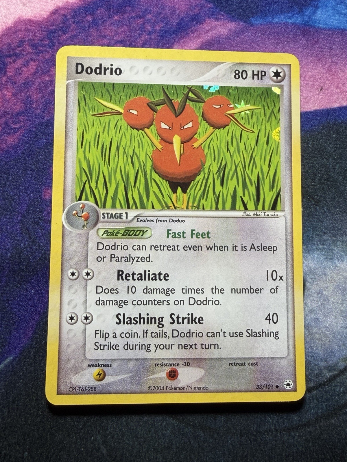 Pokemon Card - Dodrio Hidden Legends 33/101 Uncommon Reverse Holo
