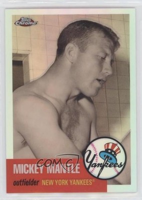 2007 Topps Chrome The Story Refractor 454/500 Mickey Mantle #MMS17 HOF e6p