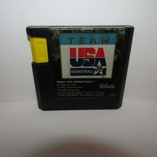 Team USA Basketball Sega Genesis Video Game Cartridge Only Tested Cleaned Works
